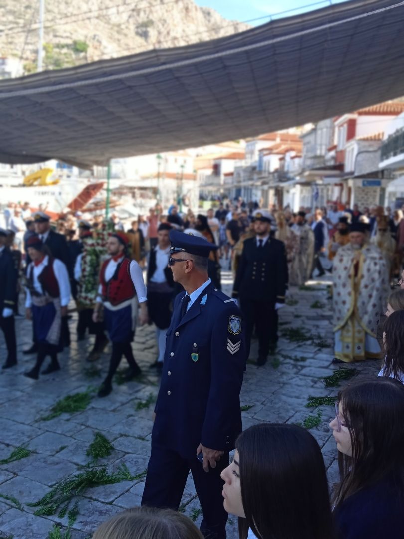 Στιγμές από τον εορτασμό του πολιούχου της Ύδρας